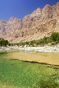 Scenery in Wadi Tiwi Oman.