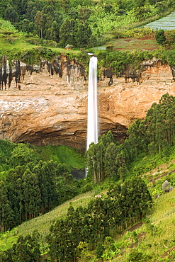 Sipi Falls on the slopes of Mount Elgon in eastern Uganda.