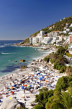 Clifton second beach on Cape Town's Atlantic seaboard.