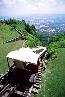 Lookout Mountain Incline Railway, the world's steepest passenger line, Chattanooga, Tennessee, United States of America, North America