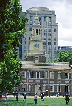 Independence Hall, site of the signing of the Declaration of Independence, Philadelphia, Pennsylvania, United States of America (U.S.A.), North America