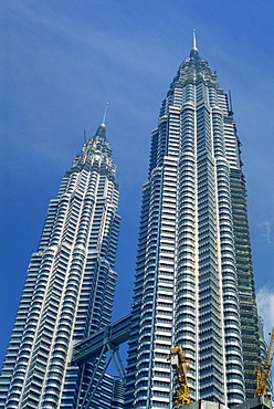 Petronas Towers, the world's second tallest building, Kuala Lumpur, Malaysia, Southeast Asia, Asia