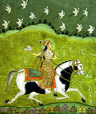 Sultan Razia of Delhi, 18th century, Archaeological Museum, Red Fort, Delhi, India, Asia