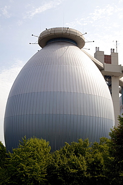 Digestion tank, sewage work, Emscher wastewater treatment plant, Bottrop, Ruhr area, North Rhine-Westphalia, Germany, Europe