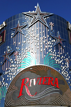 Partial view, Rivera Hotel, gambling casino, hotel, Las Vegas, Nevada, USA, North America