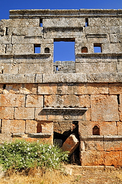 House ruin at the archeological site of Khirbet Hass or Shinsharah, Dead Cities, Syria, Middle East, West Asia