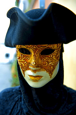 Venetian carnival mask, Venice, Veneto, Italy, Europe