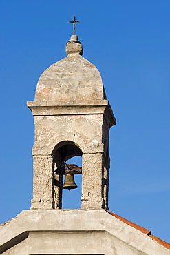 Bell tower, Lubenice, Cres island, Croatia, Europe