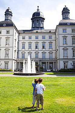 Grandhotel Schloss Bensberg castle, Bensberg, Bergisch Gladbach, Bergisches Land region, North Rhine-Westphalia, Germany, Europe