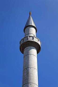 The Ditib Merkez Mosque, Germany's largest mosque, Duisburg-Marxloh, North Rhine-Westphalia, Germany, Europe