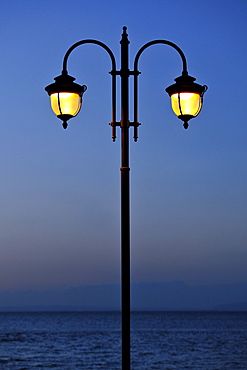 Lantern, magic hour