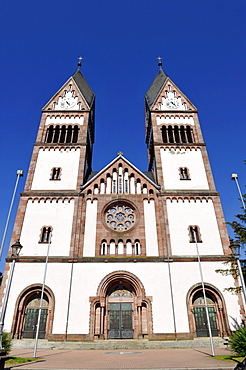 Catholic Dreifaltigkeitskirche church, Offenburg, Baden-Wuerttemberg, Germany, Europe