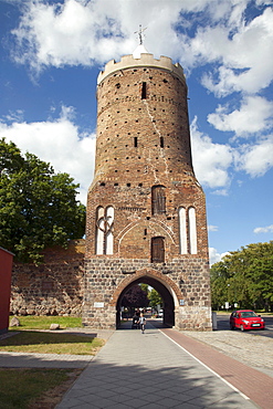 Blindower Turm, Stettiner Turm tower, Prenzlau, Uckermark, Brandenburg, Germany, Europe