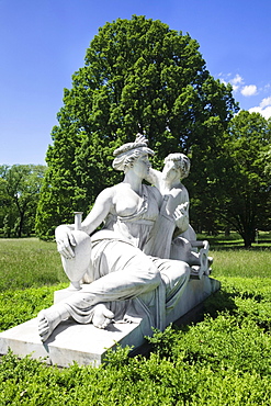 Sculptures in Park Rosenstein, Stuttgart, Baden-Wuerttemberg, Germany, Europe