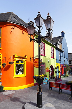 Colorful houses in the center of Kinsale, County Cork, Republic of Ireland, British Isles, Europe