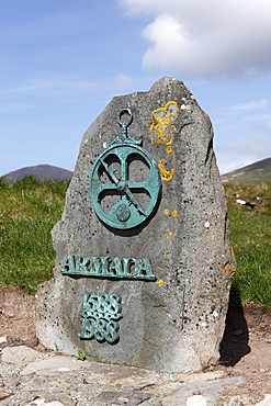 Monument to the Spanish Armada 1588, Dunquin, Dingle Peninsula, County Kerry, Ireland, British Isles, Europe