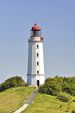 Dornbusch lighthouse, 72 metres, Hiddensee Island, district of Ruegen, Mecklenburg-Western Pomerania, Germany, Europa