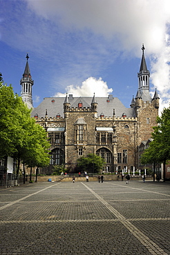 Aachen town hall, Aachen, North Rhine-Westfalia, Germany, Europe