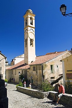 Church in Corte, Niolo, Corsica, France, Europe