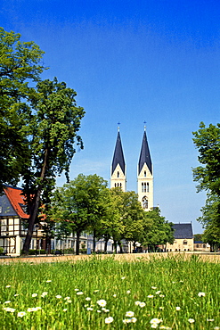 Cathedral, Cathedral Square, Halberstadt, Saxony-Anhalt, Germany, Europe