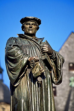 Memorial, Martin Luther, Lutherstadt Eisleben, Mansfelder Land district, Saxony-Anhalt, Germany, Europe