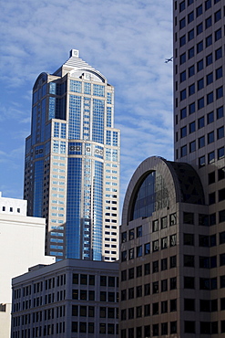 City center seen from Westlake Center, Seattle, Washington