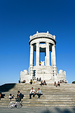 War memorial, designed by Guidi Cirilli, 1932, Passetto Ancona, Marche, Italy, Europe