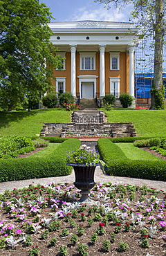 Lanier Mansion, built in 1844 for James F.D. Lanier, a wealthy banker and railroad developer, preserved as the Lanier Mansion State Historic Site, Madison, Indiana, USA