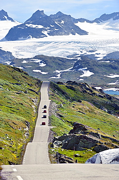 Tourist road 55, Sognefjellet, Norway, Scandinavia, Europe