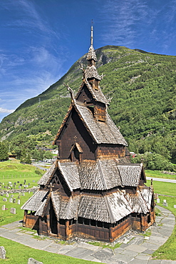 Borgund stave church, Norway, Scandinavia, Europe