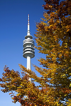 TV tower, Olympiapark, Olympic Park, Munich, Bavaria, Germany, Europe