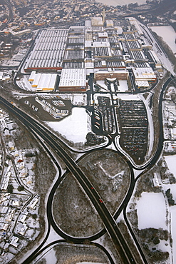 Aerial view, GM Opel plant, Bochum, Ruhrgebiet region, North Rhine-Westphalia, Germany, Europe