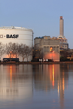 Site of BASF in Ludwigshafen am Rhein, Rhineland-Palatinate, Germany, Europe