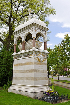 Grave of Carl Ritter von Ghega, Wiener Zentralfriedhof, Vienna's central cemetery, honorary grave, Vienna, Austria, Europe