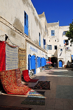 Little square in the historic centre of Essaouira, Unesco World Heritage Site, Morocco, North Africa