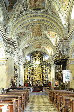 Frauenberg pilgrimage church, Gesaeuse mountain region, Styria, Austria, Europe