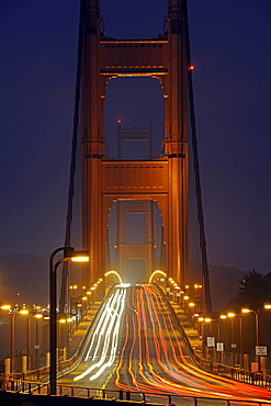 Golden Gate Bridge at dawn, San Francisco, California, USA