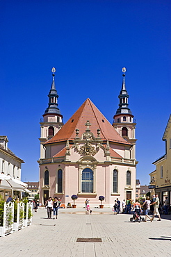 Protestant city church, Ludwigsburg, Neckar valley, Baden-Wuerttemberg, Germany, Europe