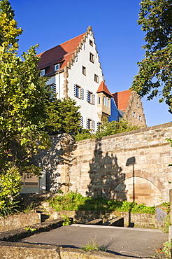 German Motorcycle Museum and Castle of the Teutonic Order, Neckarsulm, Neckar, Baden-Wuerttemberg, Germany, Europe