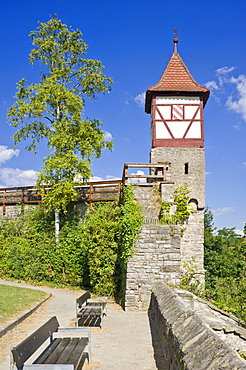 Nuremberg Tower, Bad Wimpfen, Neckartal, Baden-Wuerttemberg, Germany, Europe