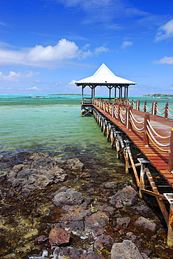 Jetty in Mahebourg, Mauritius, Africa