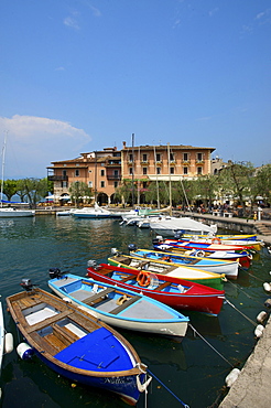 Torri del Benaco on Lake Garda, Veneto region, Italy, Europe