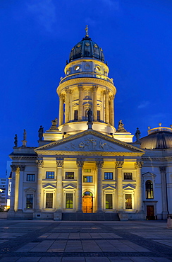 German Cathedral, Gendarmenmarkt, Friedrichstadt, Berlin, Germany, Europe