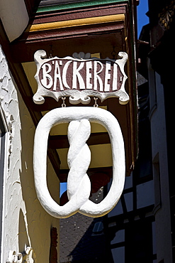 Bakery, historic town centre of Limburg, Hesse, Germany, Europe