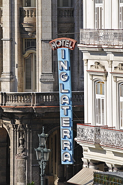 Inglaterra Hotel, Plaza Central square, historic district, Havana, Cuba, Caribbean, Central America