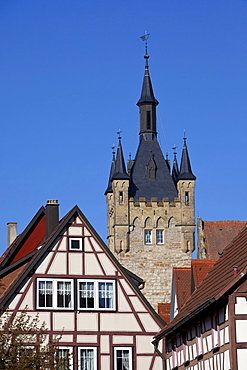 Tower in Bad Wimpfen am Neckar, Baden-Wuerttemberg, Germany, Europe