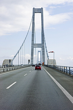 StorebÃŠltsforbindelsen or Great Belt Bridge, South Denmark, Denmark, Europe