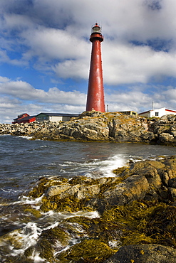 Iron lighthouse, Andenes, Andoya, Vesteralen, Norway, Scandinavia, Europe