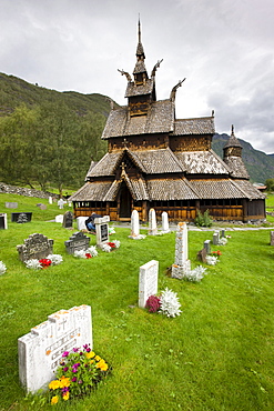 Borgund Stave Church, Norway, Scandinavia, Europe