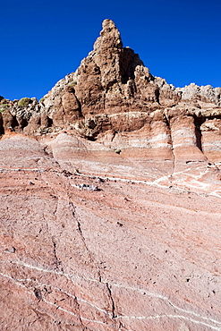 Los Roques de Garcia, rocky landscape in the Teide National Park, UNESCO World Heritage Site, Tenerife, Canary Islands, Spain, Europe